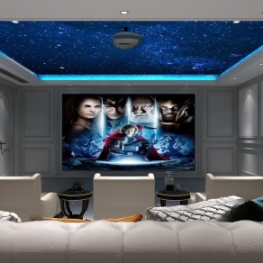 美式家居影音室3D模型下载